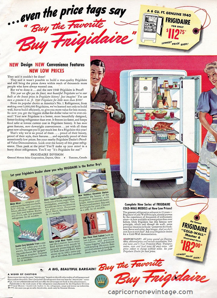 Fridge Advertisements