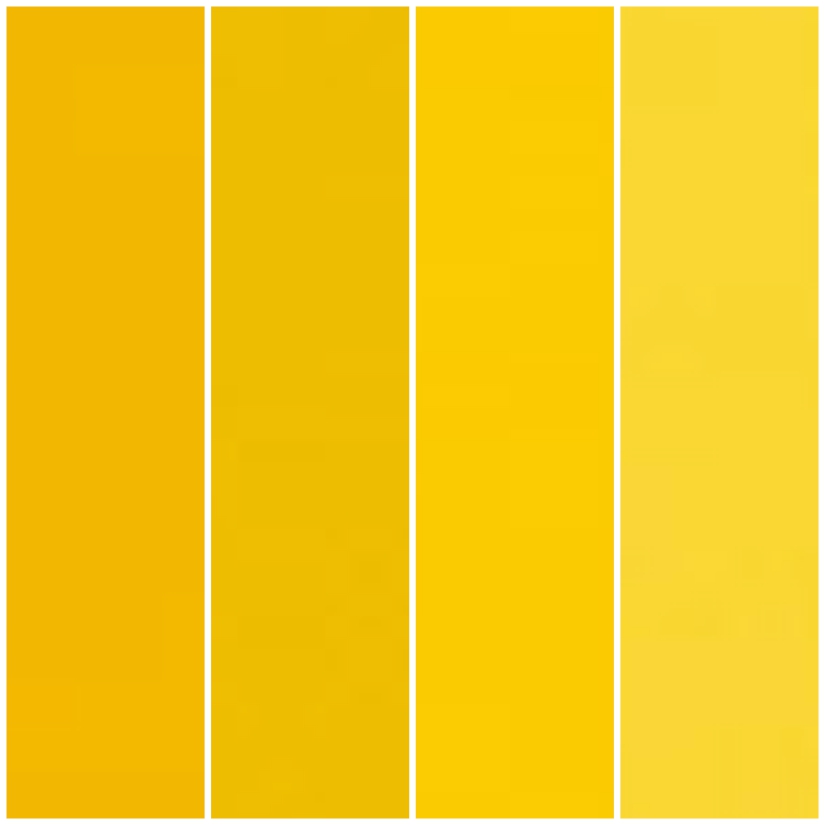 #1007 Daffodil Yellow/#1004 Golden Yellow/#1033 Dahlia Yellow/#1017 Saffron Yellow