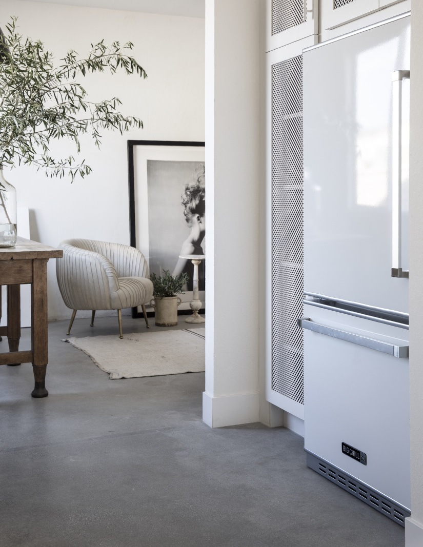Pro Refrigerator in Classic White