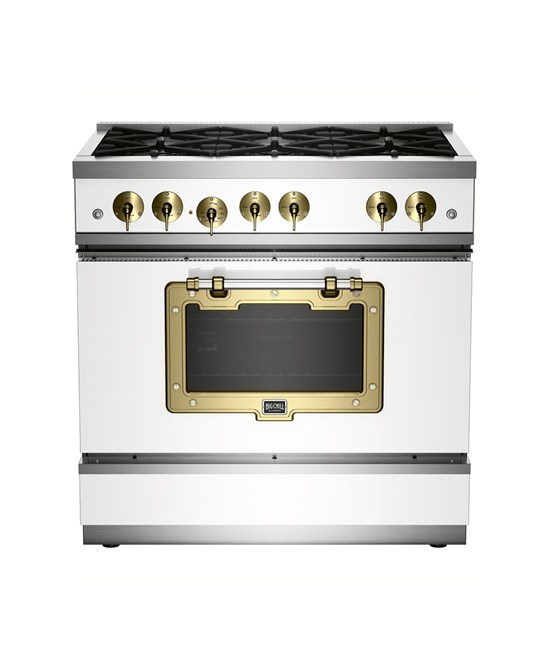  36" Classic Stove Classic Collection - Cobalt with Satin Nickel Trim