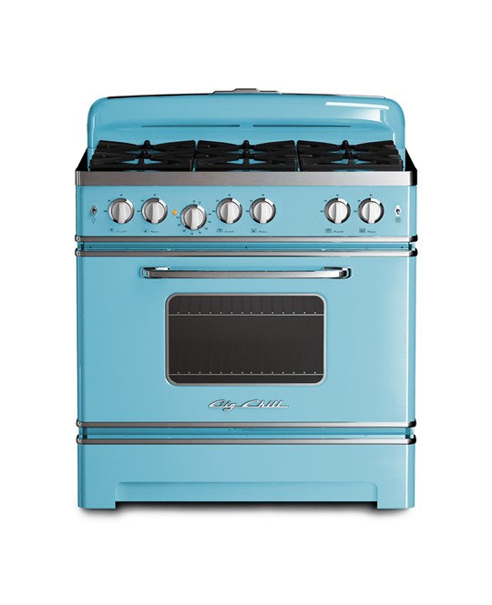  36 Retro Stove Retro Collection Beach Blue