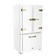  Classic Fridge Classic Collection Matte Black Brushed Brass