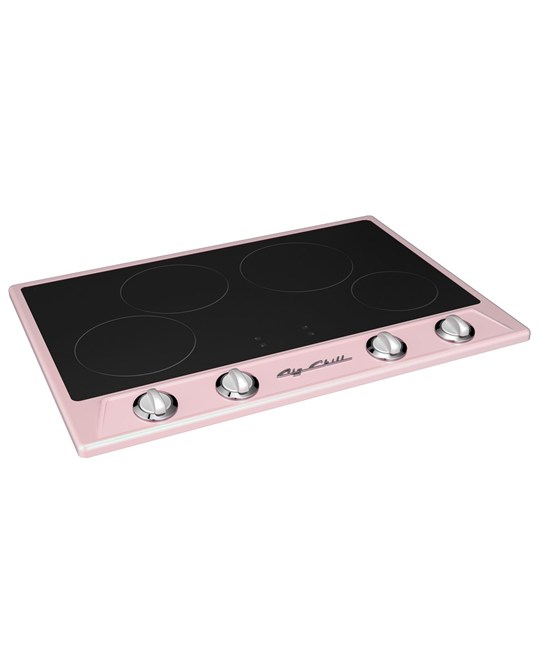  Retro Induction Cooktop Pink Lemonade